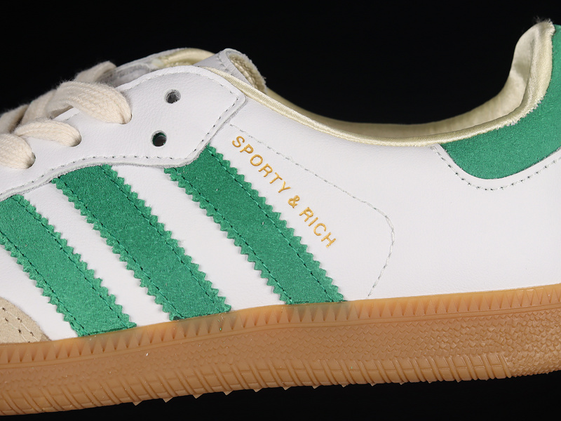 Sporty & Rich X Samba Og Cloud White/Green/Gum 15