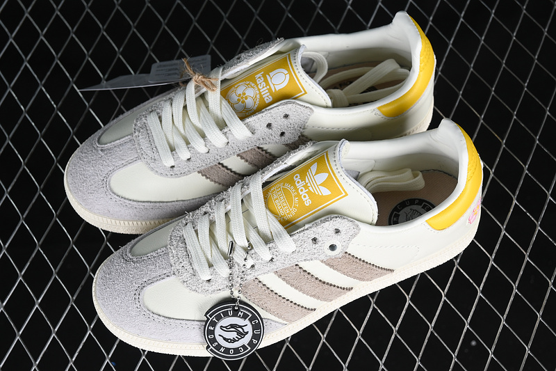 Kasina X Adidas Originals Samba White/Brown/Yellow 19