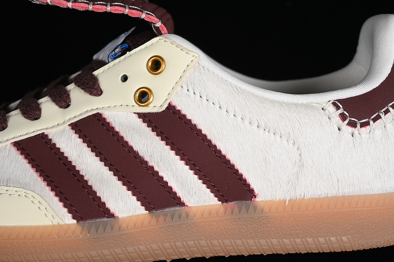 Wales Bonner X Adidas Samba Pony Cream White/Mystery Brown/Cream White 5