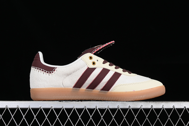 Wales Bonner X Adidas Samba Pony Cream White/Mystery Brown/Cream White 13