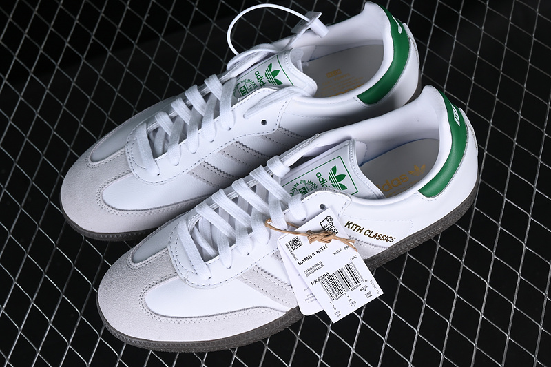 Adidas Samba Kith White/Grey/Green/Black 23