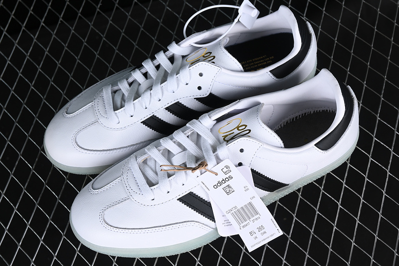 Adidas Jason Dill X Samba Cloud White/Core Black/Gold Metallic 25