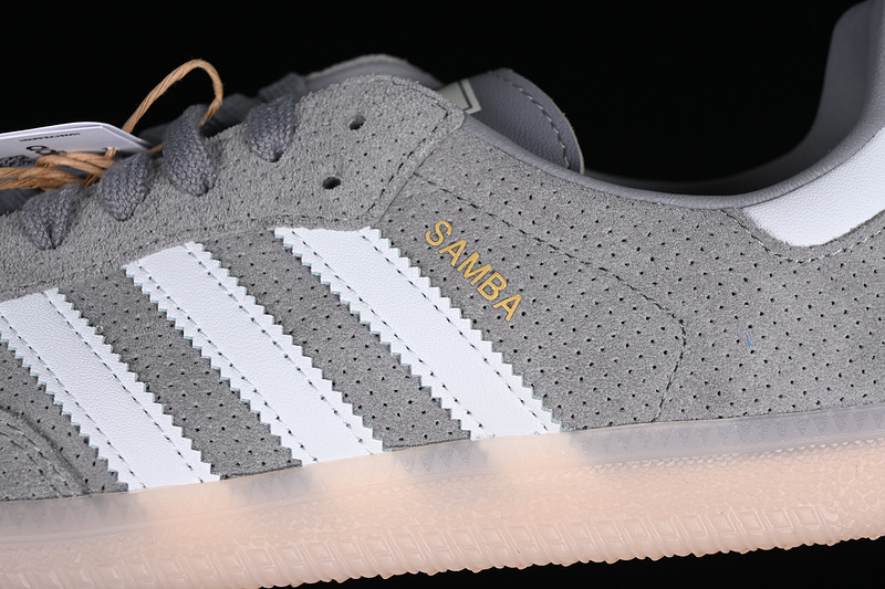 Adidas Samba Og Grey Three/Core White/Bliss Orange 3