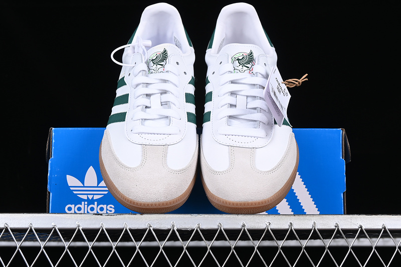 Adidas Samba Team Mexico Cloud White/Collegiate Green/Gum 11