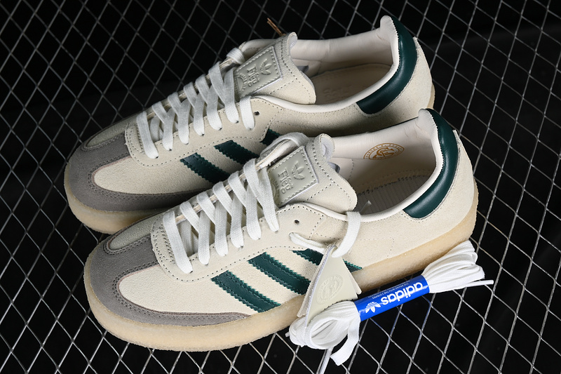 Adidas Ronnie Fieg X Clarks X 8Th Street Samba Chalk White 23