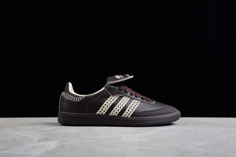 Wales Bonner X Samba Shoes Black/Cream White/Core Black 5