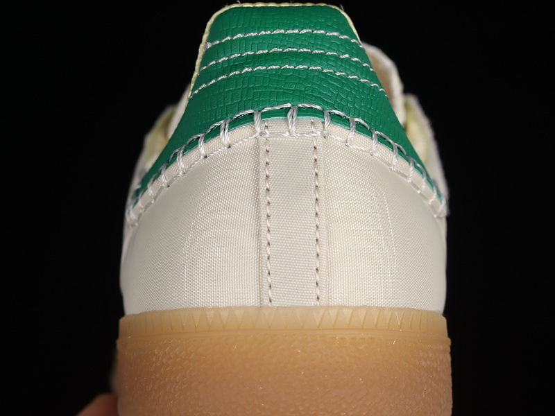 Wales Bonner X Samba Shoes Cream White/Bold Green/Easy Yellow 9