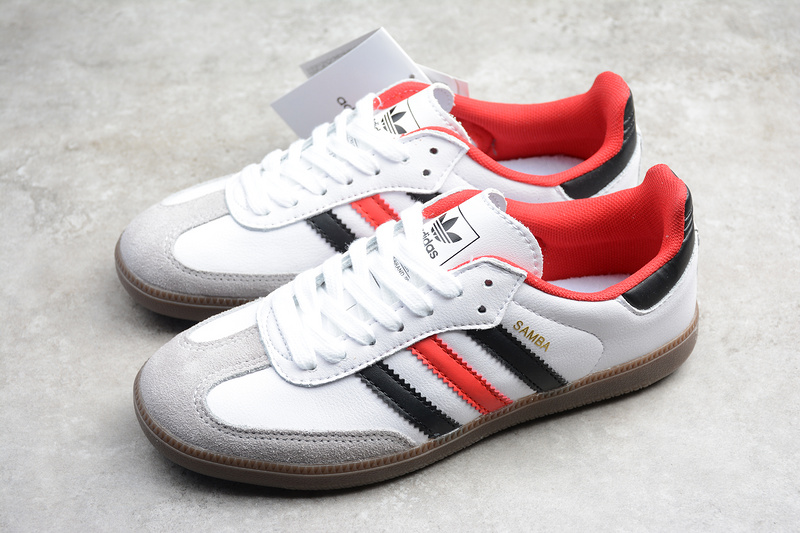 Samba Og Shoes Cloud White/Black/Red 25