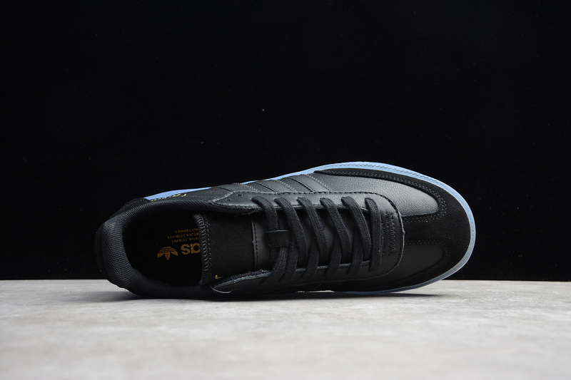 Samba Rm Shoes Core Black/Shock Cyan/Gold 5