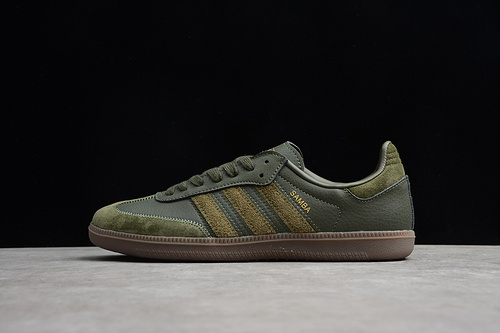 Samba Og Ft Shoes Night Cargo/Gold Metalic 3