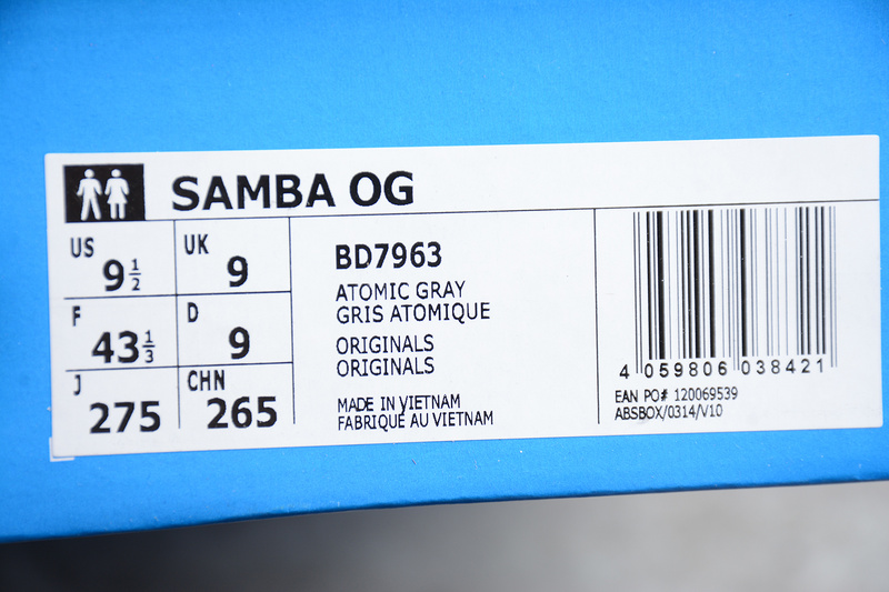 Samba Og Ft Grey Three/Gold Metallic 15