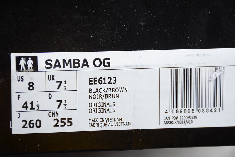 Samba Og Shoes Core Black/Brown 21