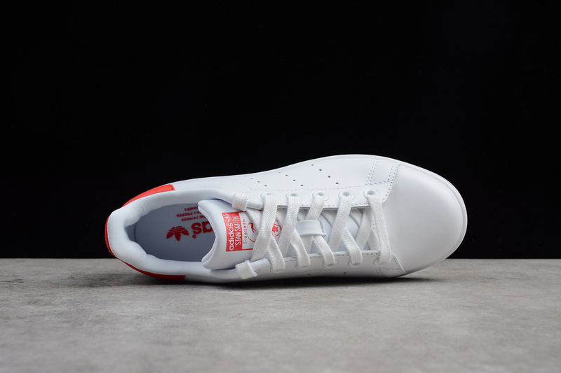 Adidas Stan Smith White/White/Red 3