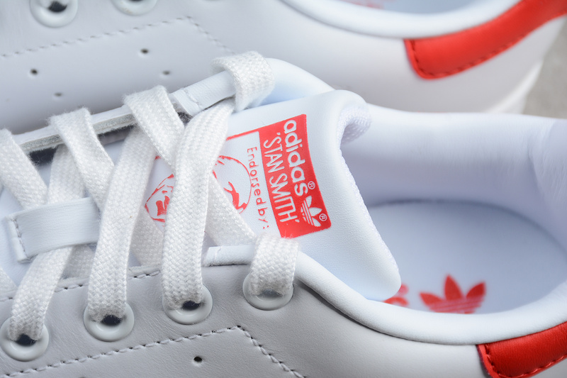 Adidas Stan Smith White/White/Red 17