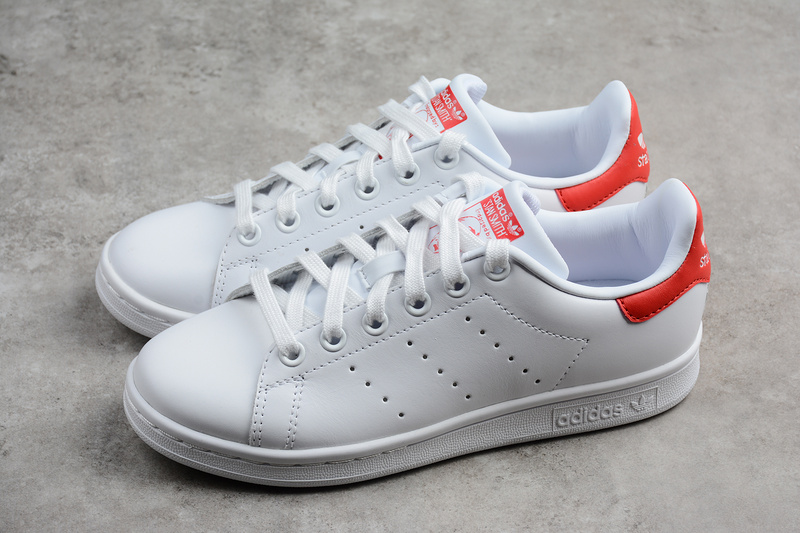 Adidas Stan Smith White/White/Red 25