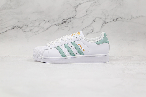 Superstar Shoes Cloud White/Light Green 3