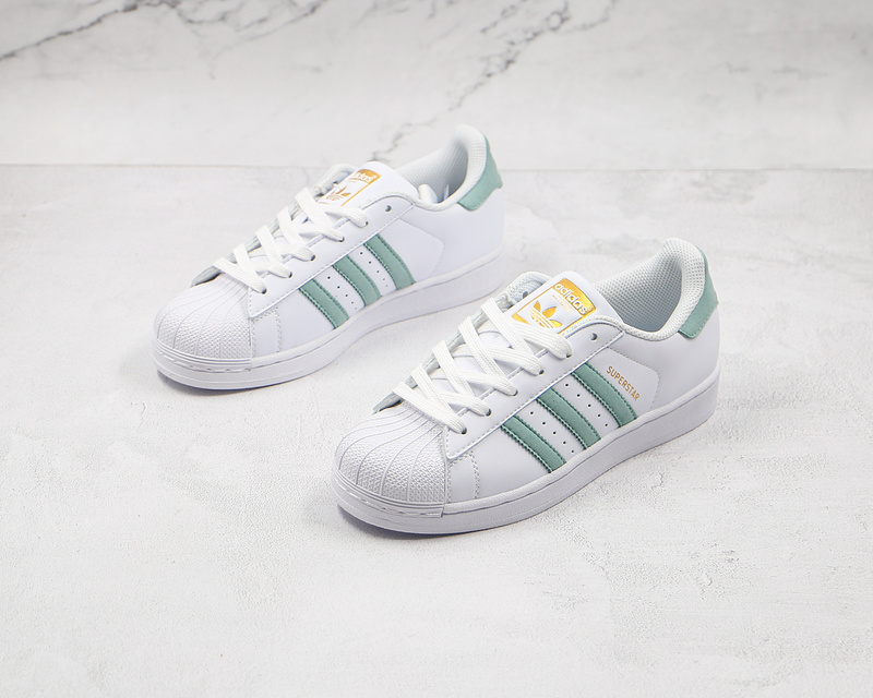 Superstar Shoes Cloud White/Light Green 5