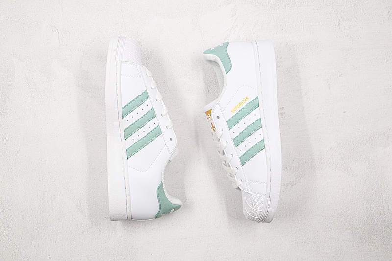 Superstar Shoes Cloud White/Light Green 19