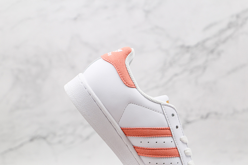 Superstar Shoes Cloud White/Orange/Cloud White 3