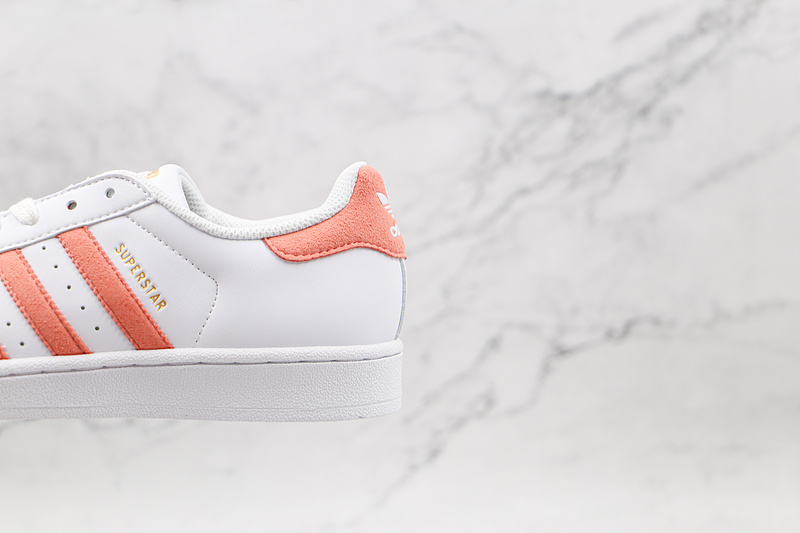 Superstar Shoes Cloud White/Orange/Cloud White 5