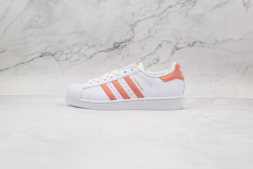 Superstar Shoes Cloud White/Orange/Cloud White 7