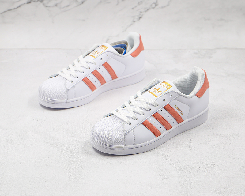 Superstar Shoes Cloud White/Orange/Cloud White 15