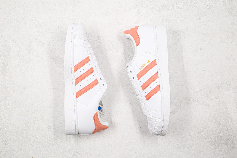 Superstar Shoes Cloud White/Orange/Cloud White 17