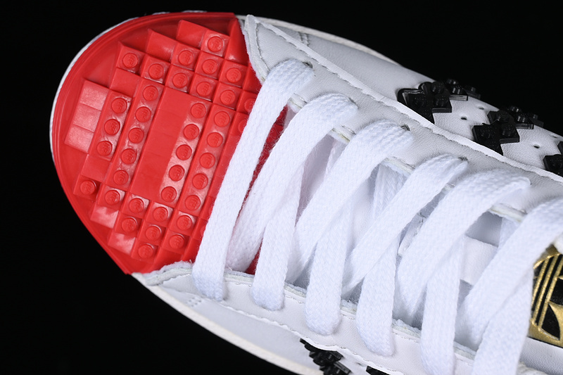 Superstar White/Black/Red 13