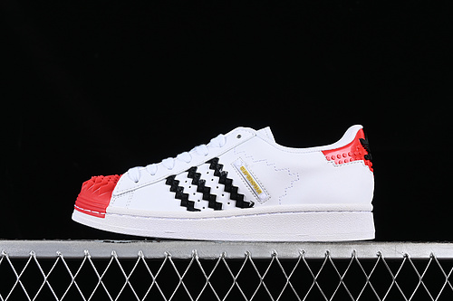 Superstar White/Black/Red 17