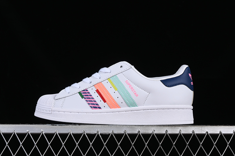 Superstar White/Blue/Green/Orange/Purple 27