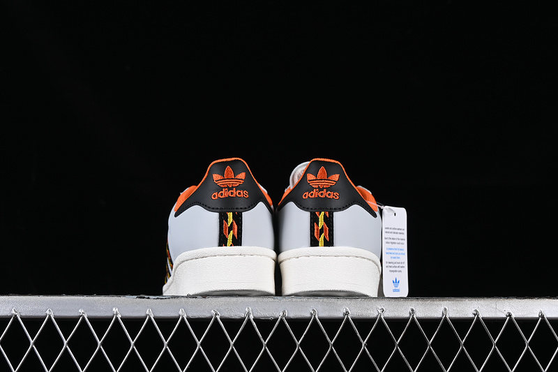 Superstar White/Black/Grey/Orange 15