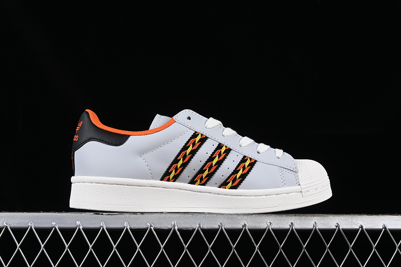 Superstar White/Black/Grey/Orange 31