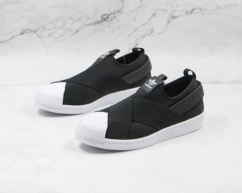 Superstar Slip-On Shoes Core Black/Core Black/Cloud White 13