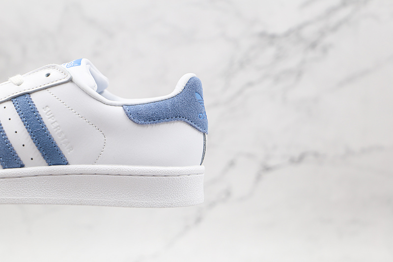 Superstar Shoes Cloud White/Glow Blue/Cloud White 5