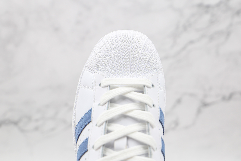 Superstar Shoes Cloud White/Glow Blue/Cloud White 15