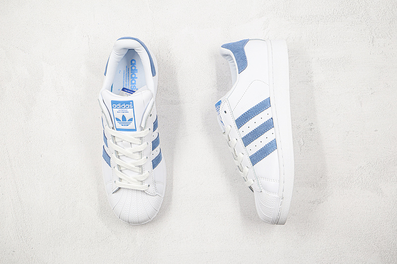 Superstar Shoes Cloud White/Glow Blue/Cloud White 17