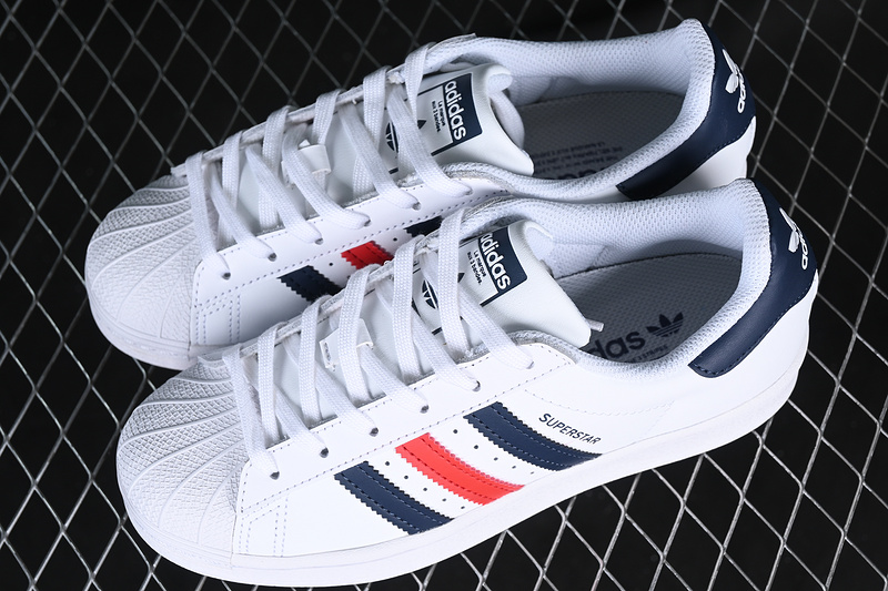 Superstar White/Black/Red/Blue 5