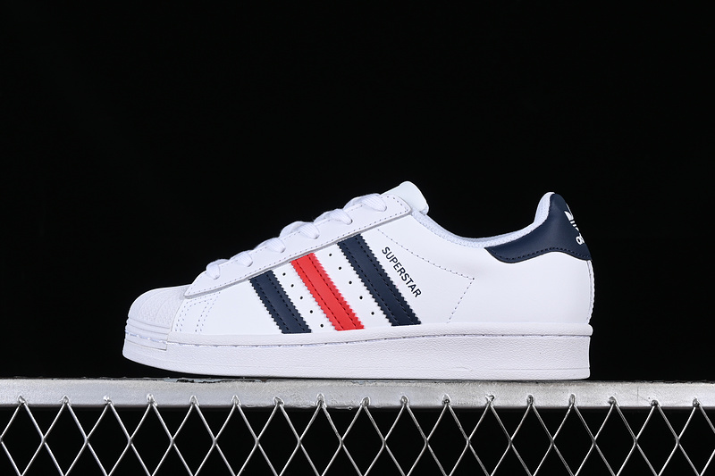 Superstar White/Black/Red/Blue 11