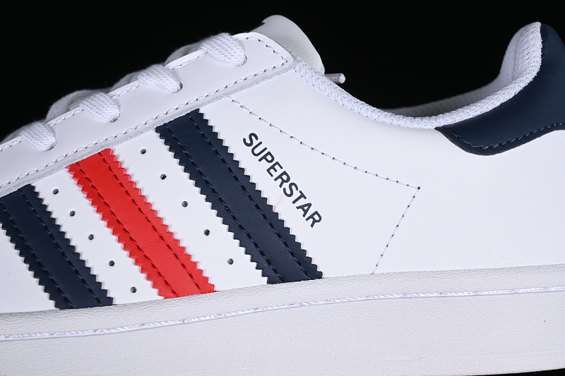 Superstar White/Black/Red/Blue 13