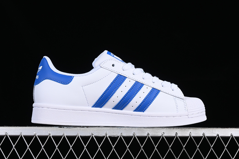 Adidas Superstar Cloud White/True Blue/Gold Metallic 17