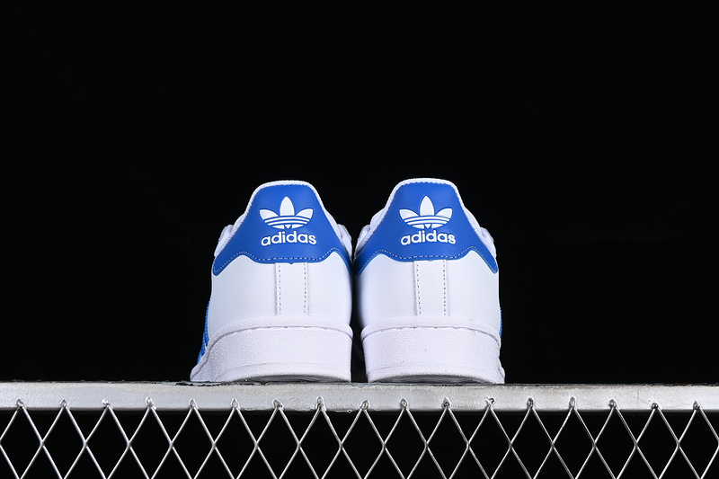 Adidas Superstar Cloud White/True Blue/Gold Metallic 21