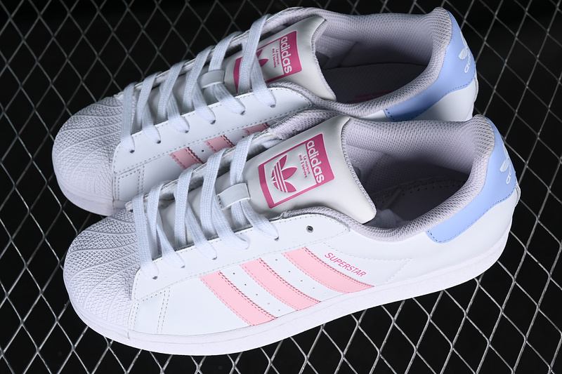 Superstar White/Pink/Blue 5