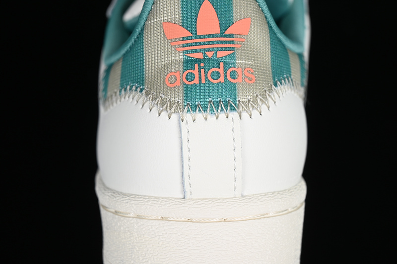 Superstar White/Green/Orange 15