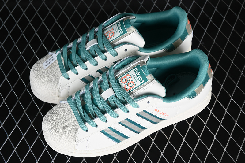 Superstar White/Green/Orange 21