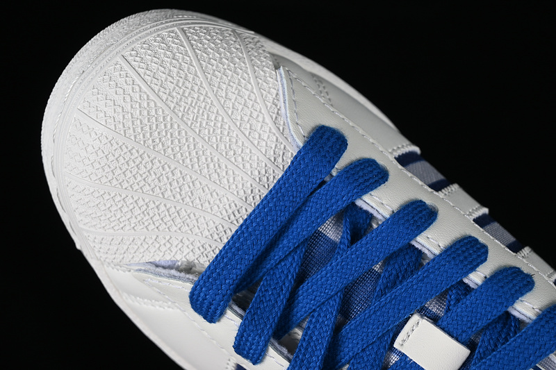 Adidas Superstar White/Blue 13