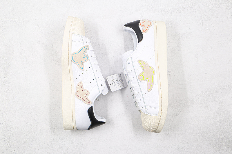 Mark Gonzales X Superstar Shmoo Cloud White/Core Black/Chalk White 3