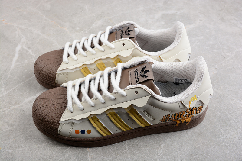 Superstar Shoes Creamy White/Brown/Black 13