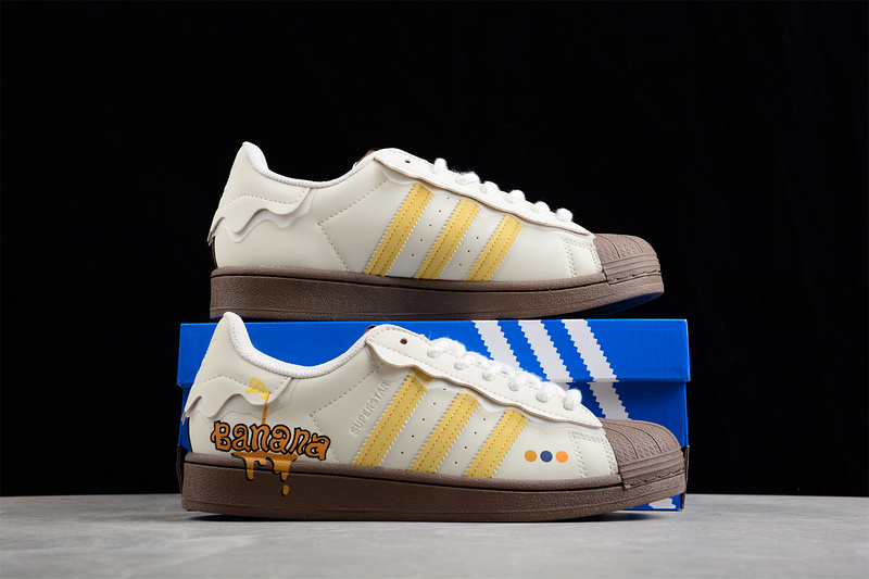 Superstar Shoes Creamy White/Brown/Black 15