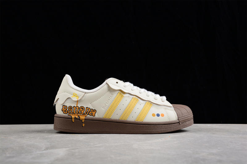 Superstar Shoes Creamy White/Brown/Black 21