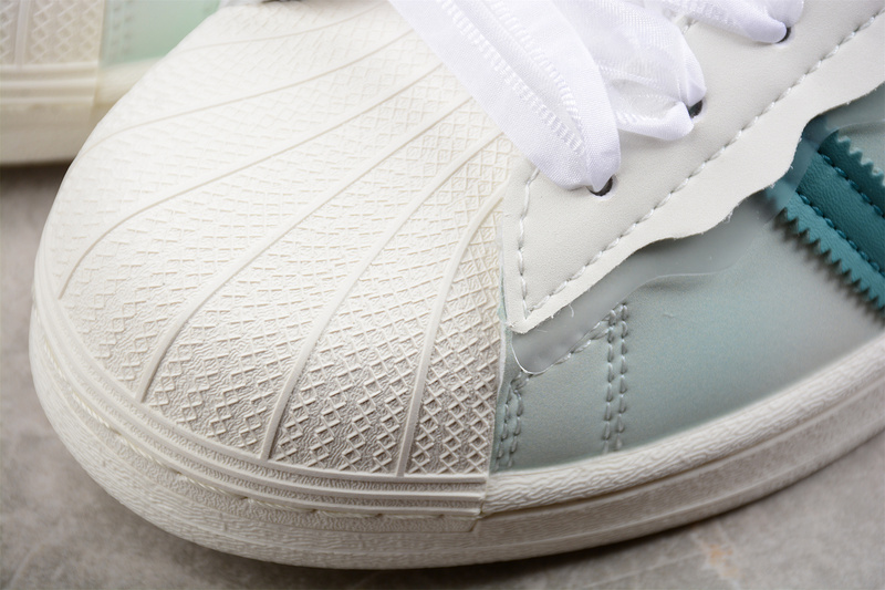 Superstar Shoes Cloud White/Green/Light Green 3